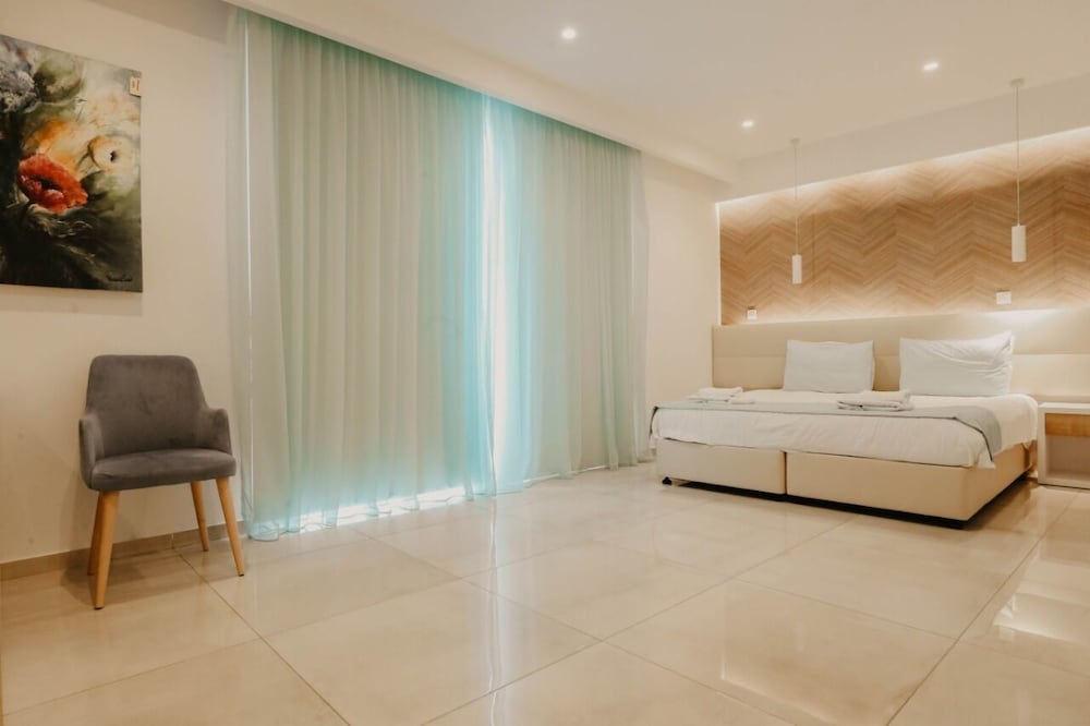 Double Room with Balcony and Side Sea View