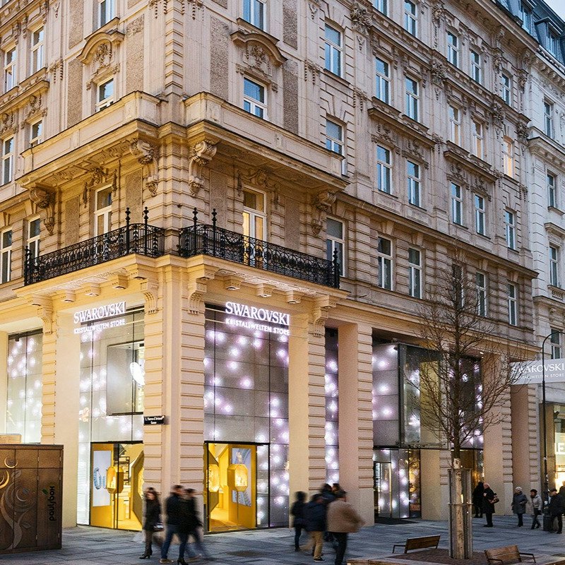Swarovski Crystal Worlds Store Vienna: Entry + Introduction + Gift