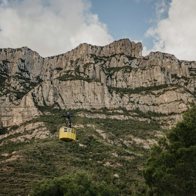 Montserrat Cable Car: Ascent Trip