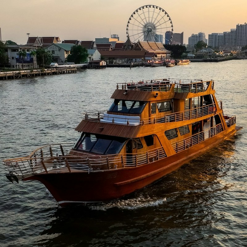 Bangkok: Pruek Luxury Evening Dinner Cruise