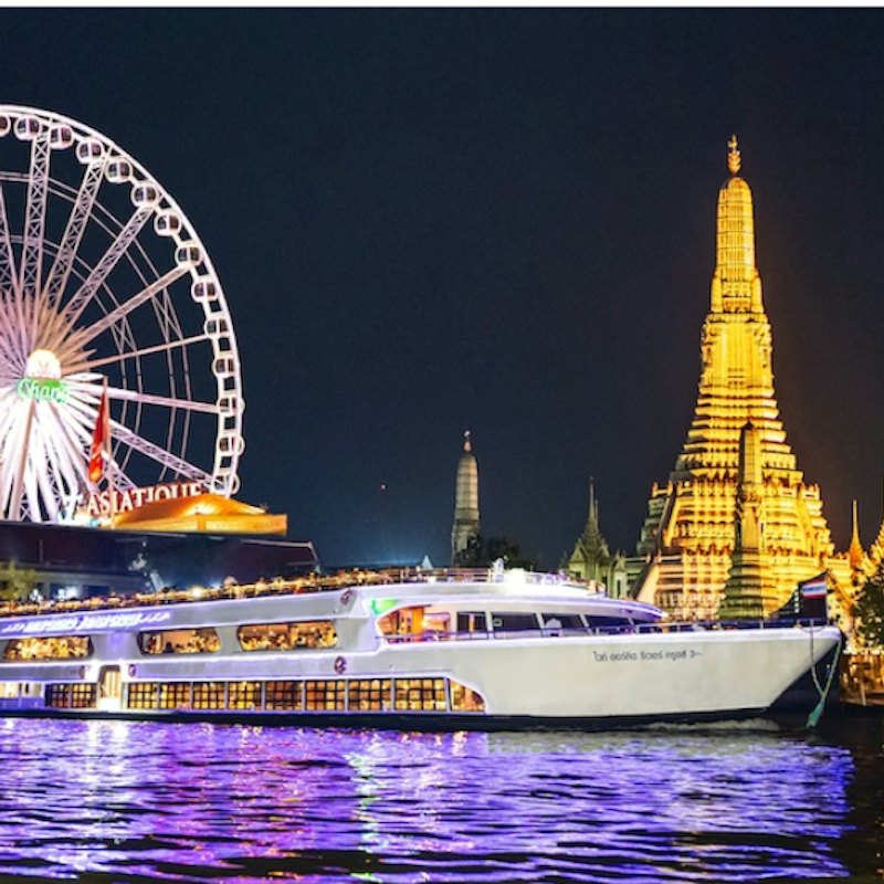 Bangkok: White Orchid River Cruise and Dinner