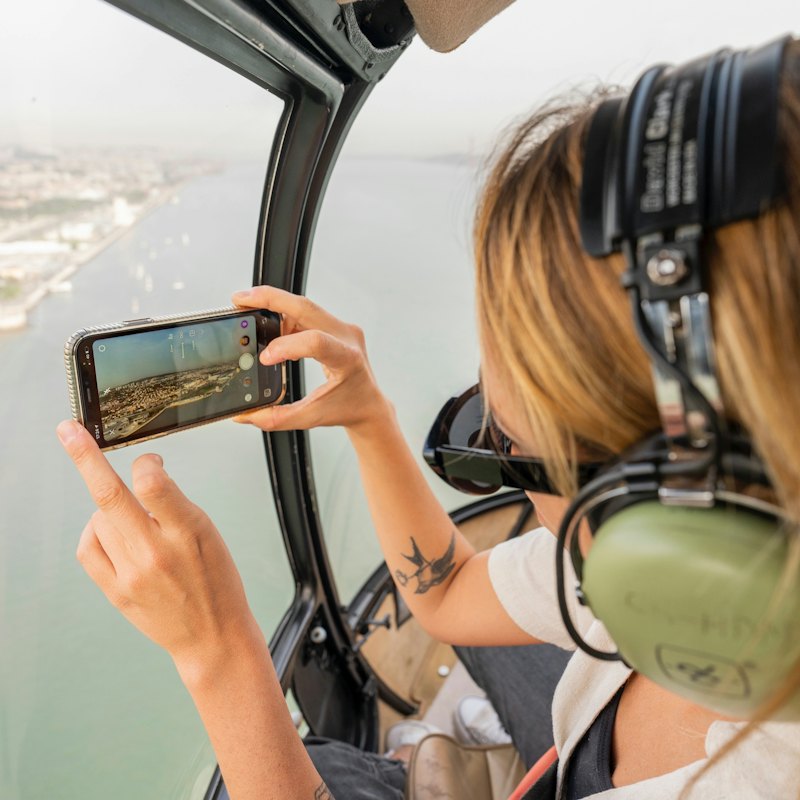 Lisbon: Guided Old Town Walking, Helicopter Flight & Boat Trip
