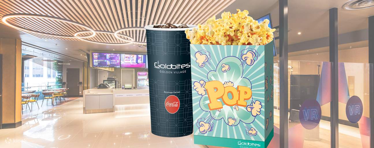 Golden Village Singapore: Regular Popcorn + Regular Drink Set