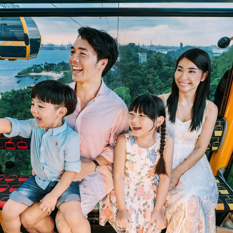 Singapore: Cable Car SkyPass (Roundtrip)