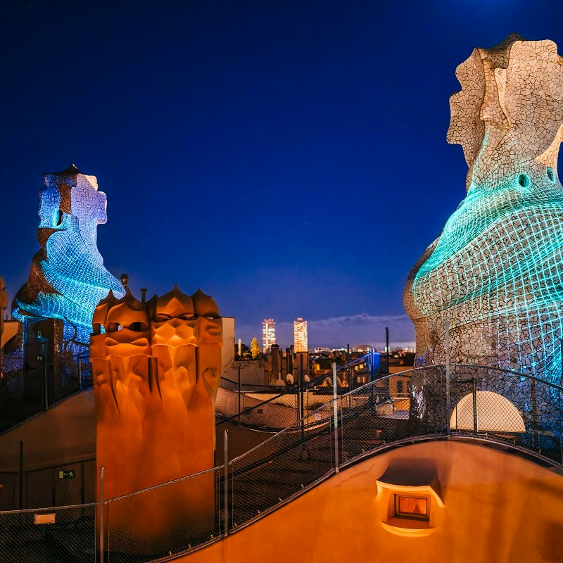 Casa Milà - La Pedrera: Guided Night Tour + Optional Dinner